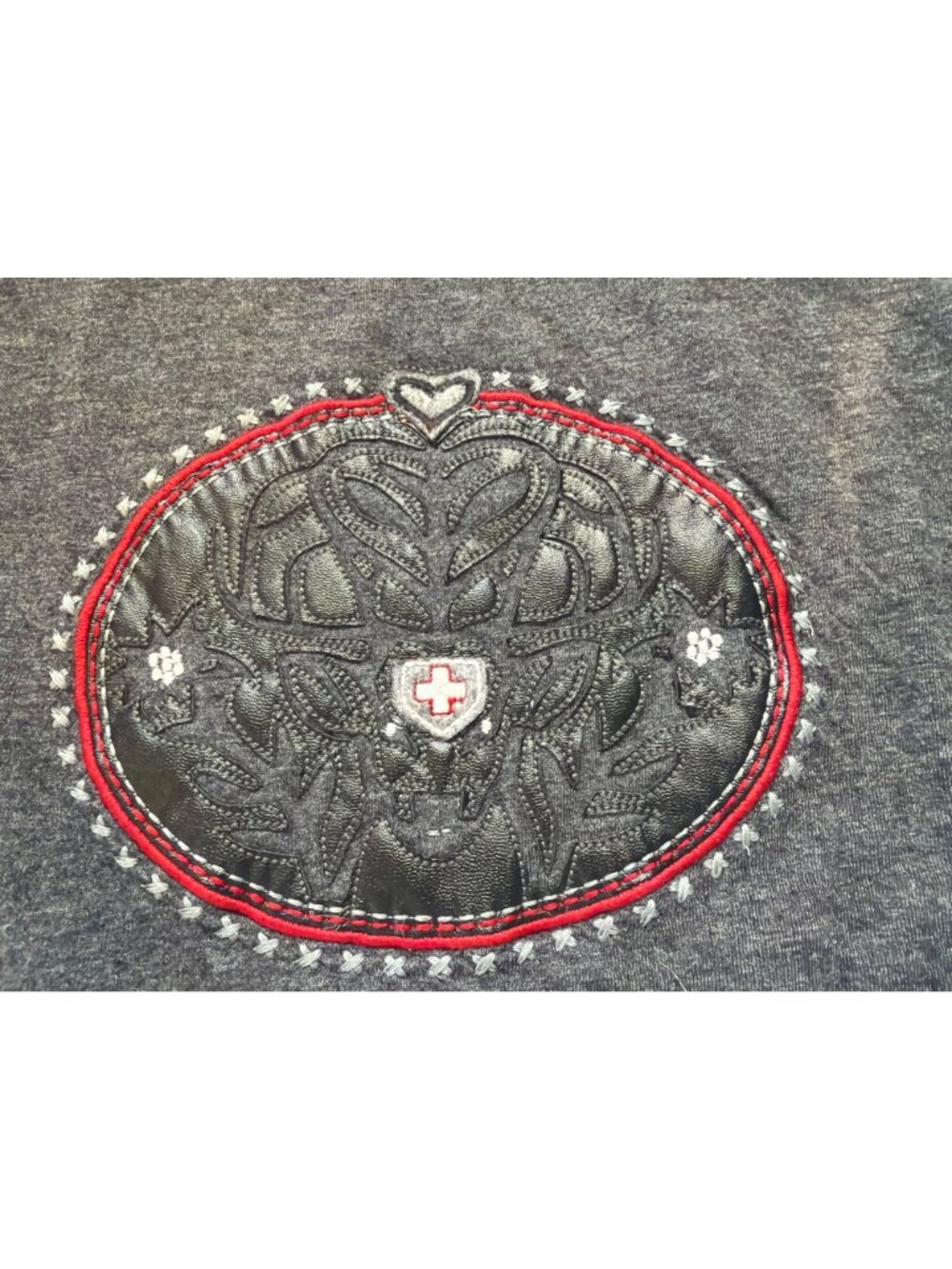 Alp-n-Rock Crew Heather Gray/Black Medium MSRP$198 Cotton Embroidered - Picture 15 of 16